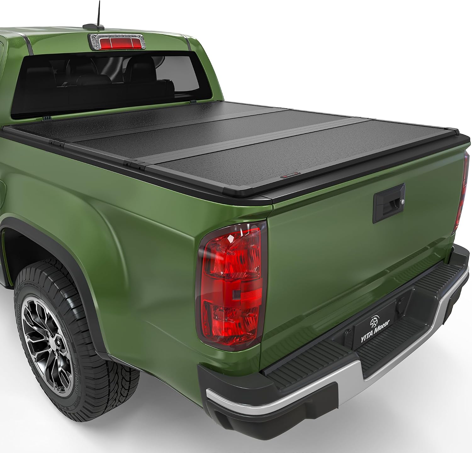 YITAMOTOR FRP Hard Tri-Fold Truck Bed Cover